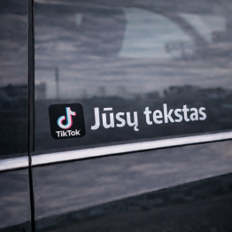 TikTok lipdukas su Jūsų tekstu (spalvotas) TikTok lipdukas su Jūsų tekstu (spalvotas)